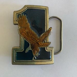 1975 Brass #1 Eagle Vintage Belt Buckle